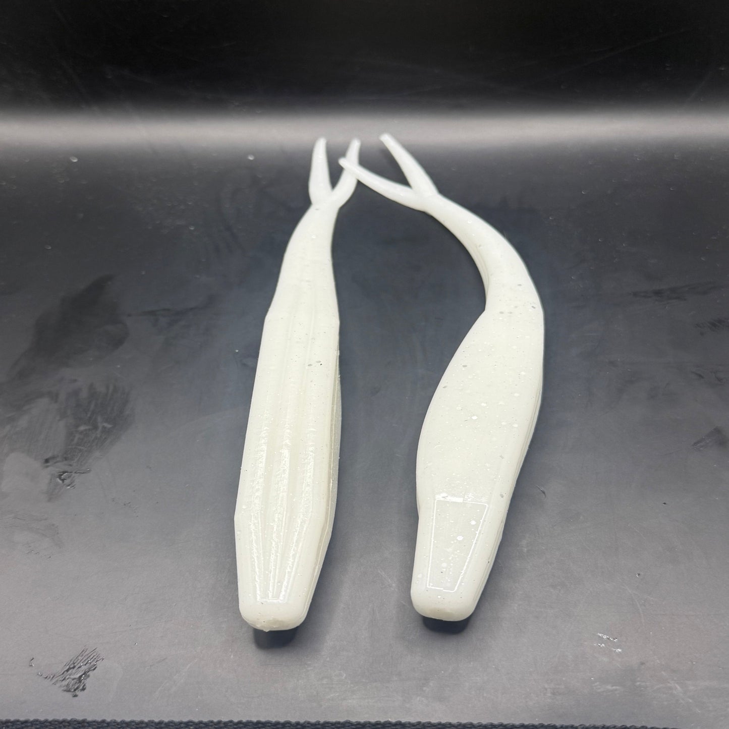 8" ShockTail Fluke Pearly White