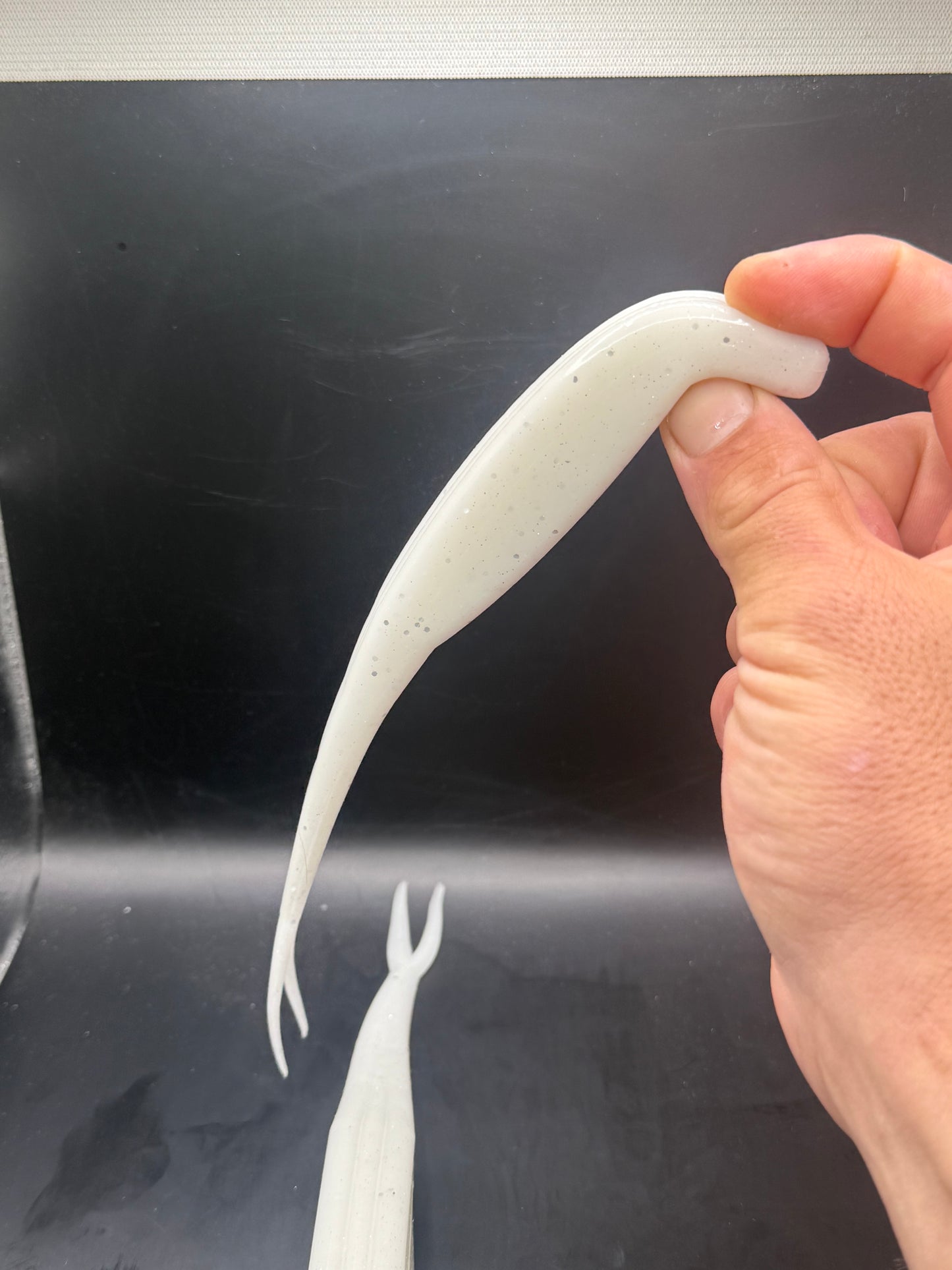8" ShockTail Fluke Pearly White