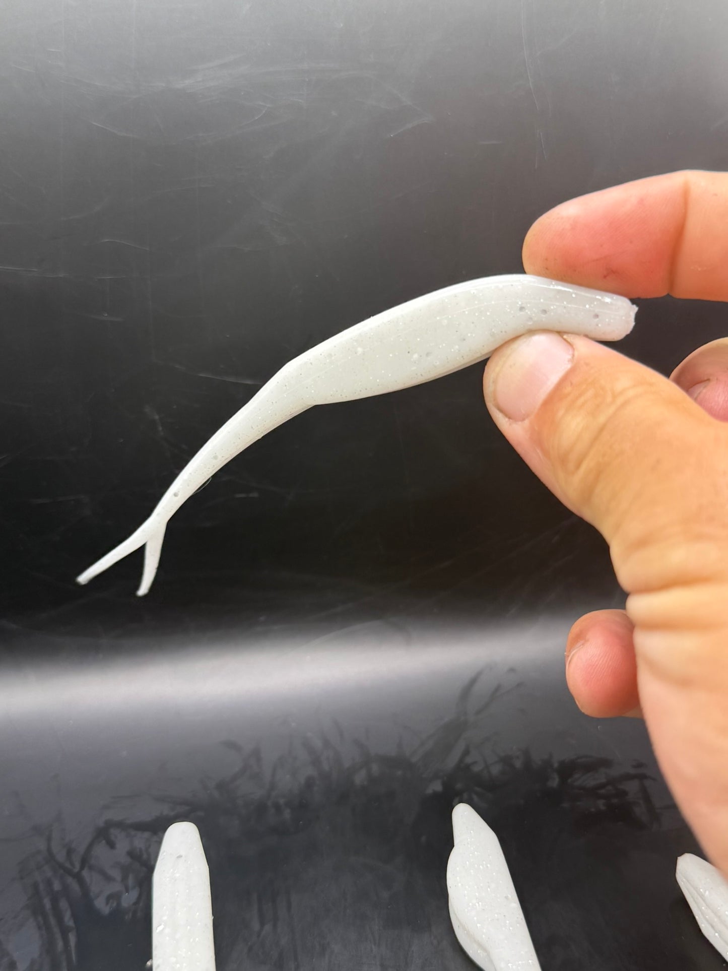ShockTail Fluke Jr. Pearly White