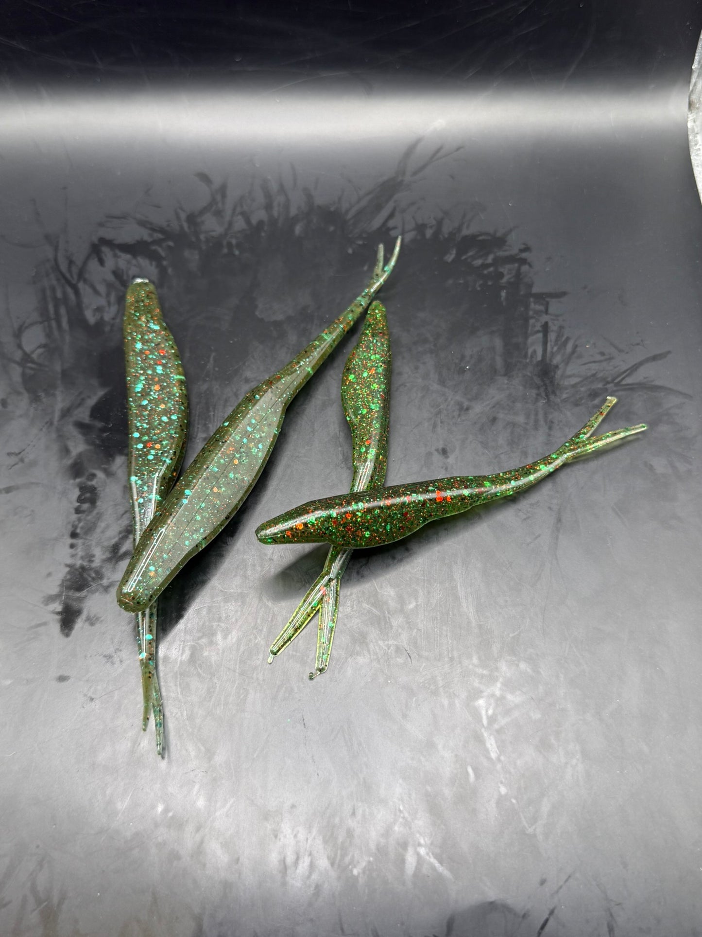 ShockTail Fluke Jr. Green Watermelon