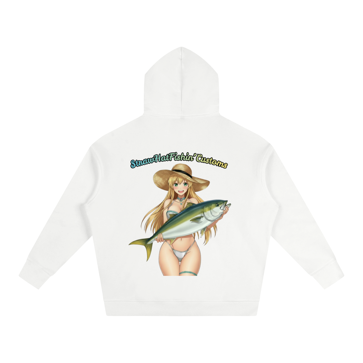 Yellowtail Tammy Oversize Fleeced Hoodie