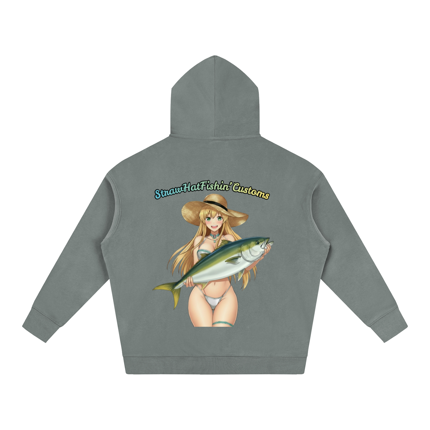 Yellowtail Tammy Oversize Fleeced Hoodie