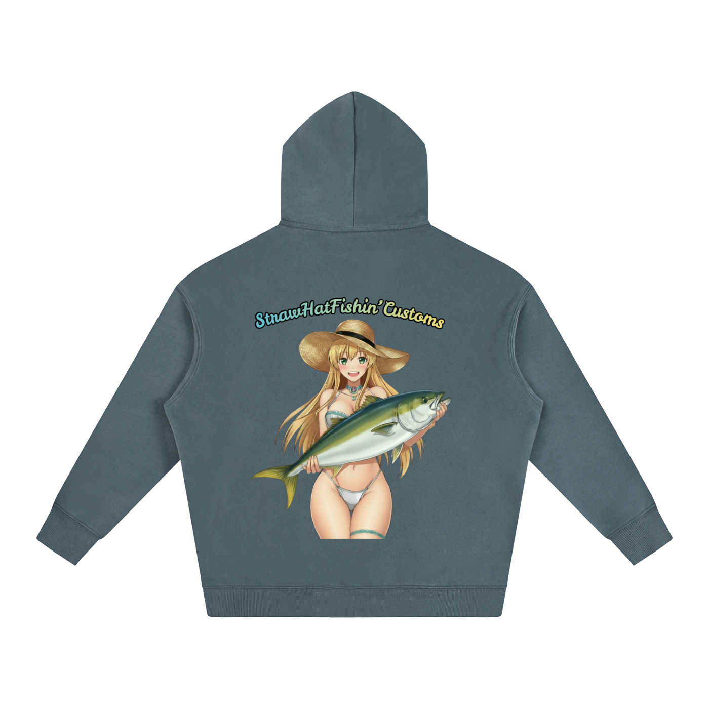 Yellowtail Tammy Oversize Fleeced Hoodie
