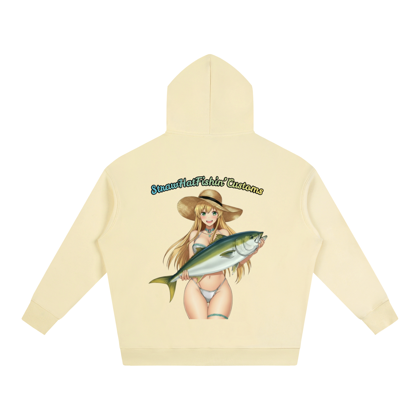 Yellowtail Tammy Oversize Fleeced Hoodie