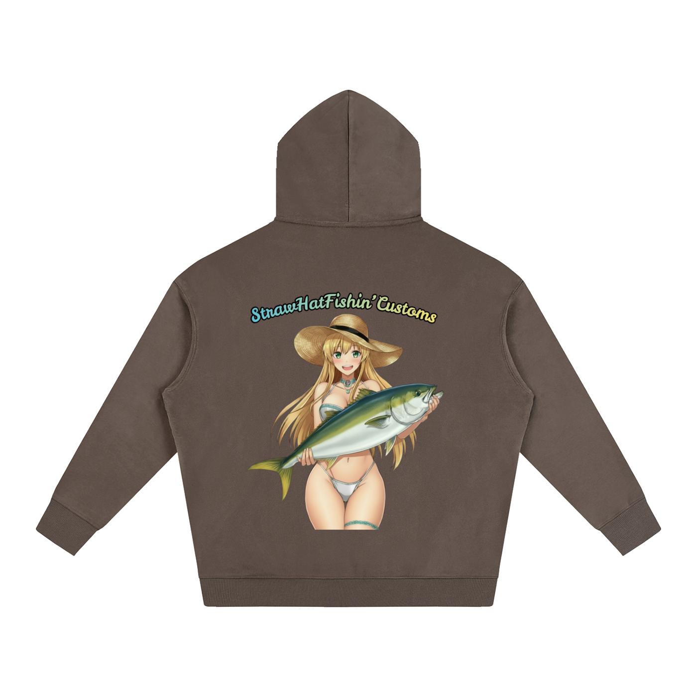 Yellowtail Tammy Oversize Fleeced Hoodie