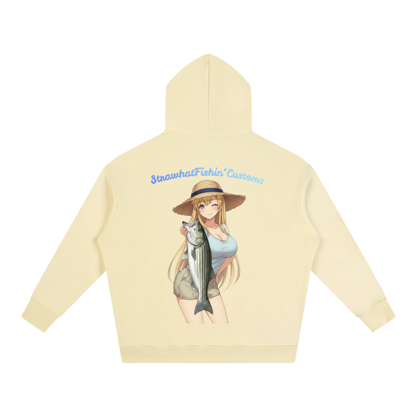 Striped Sally Oversize Fleeced Hoodie