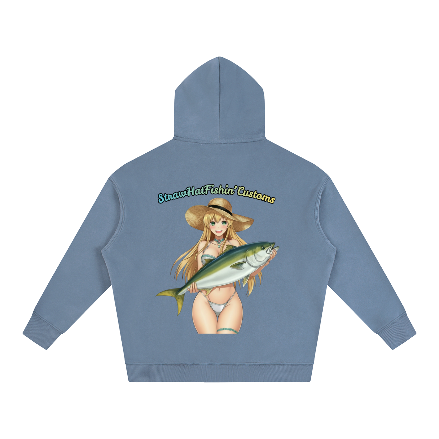 Yellowtail Tammy Oversize Fleeced Hoodie