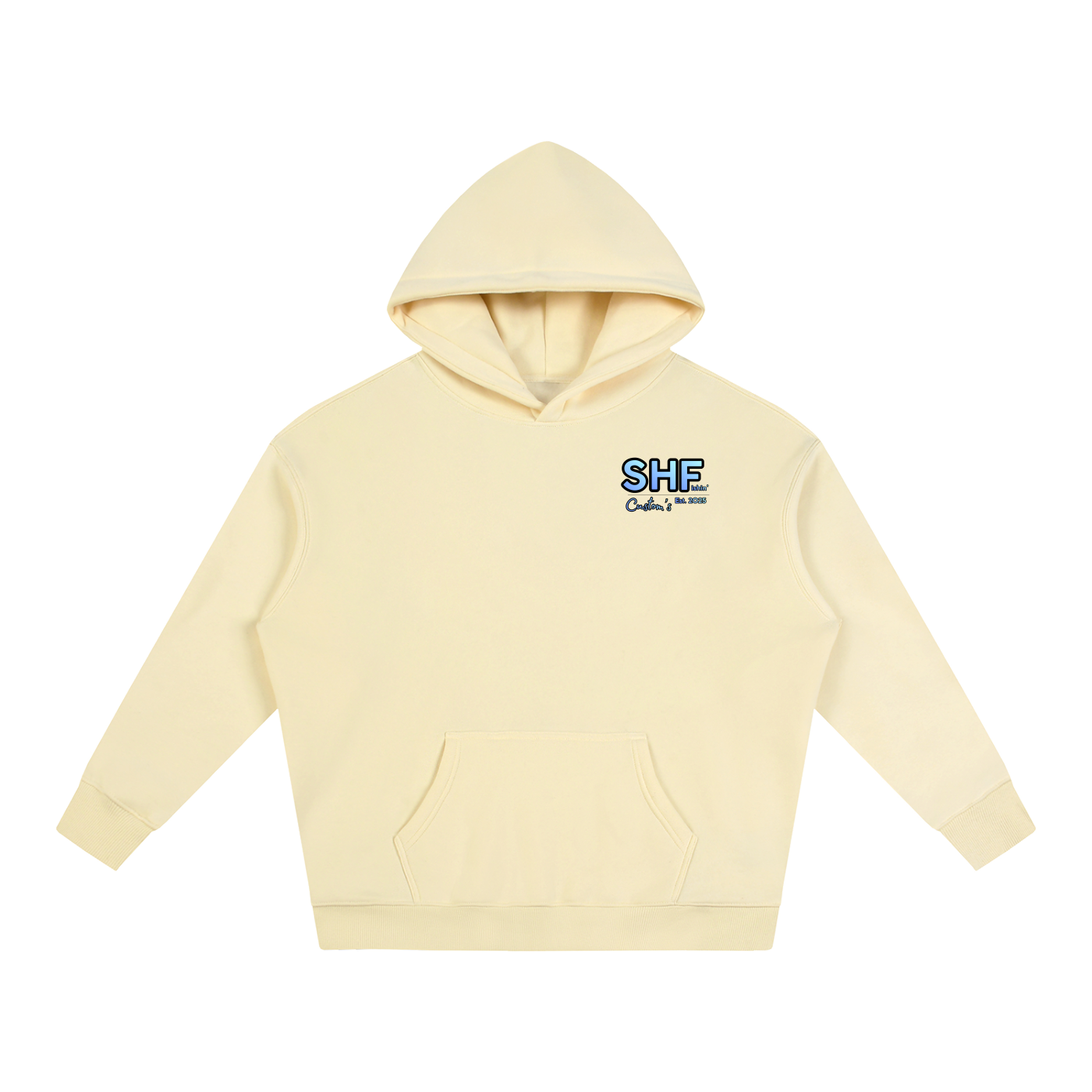 Striped Sally Oversize Fleeced Hoodie