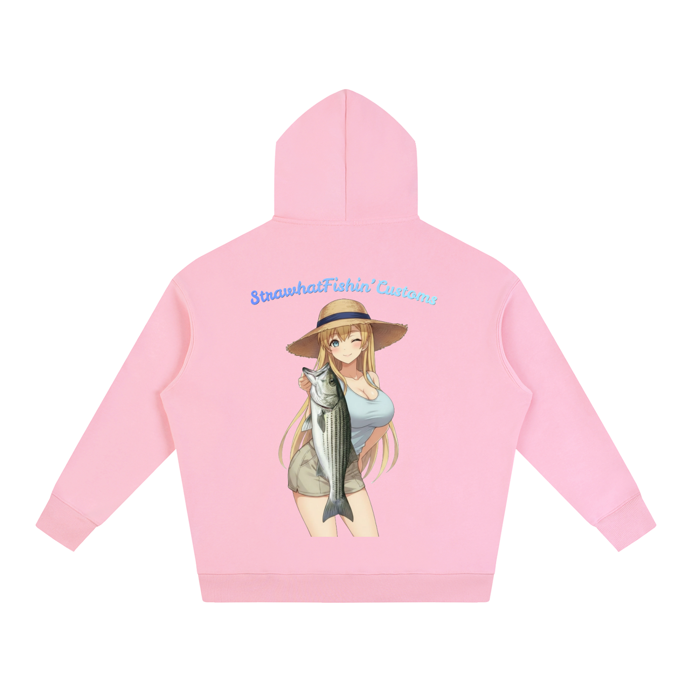Striped Sally Oversize Fleeced Hoodie
