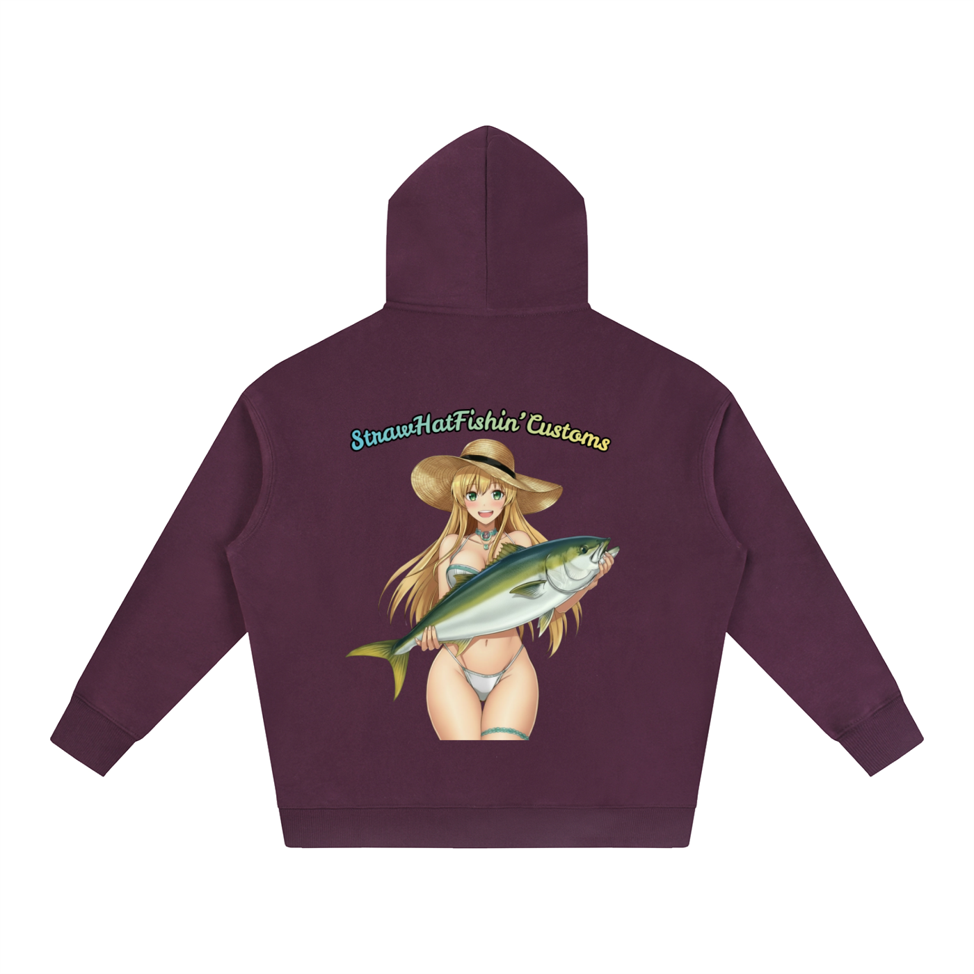 Yellowtail Tammy Oversize Fleeced Hoodie