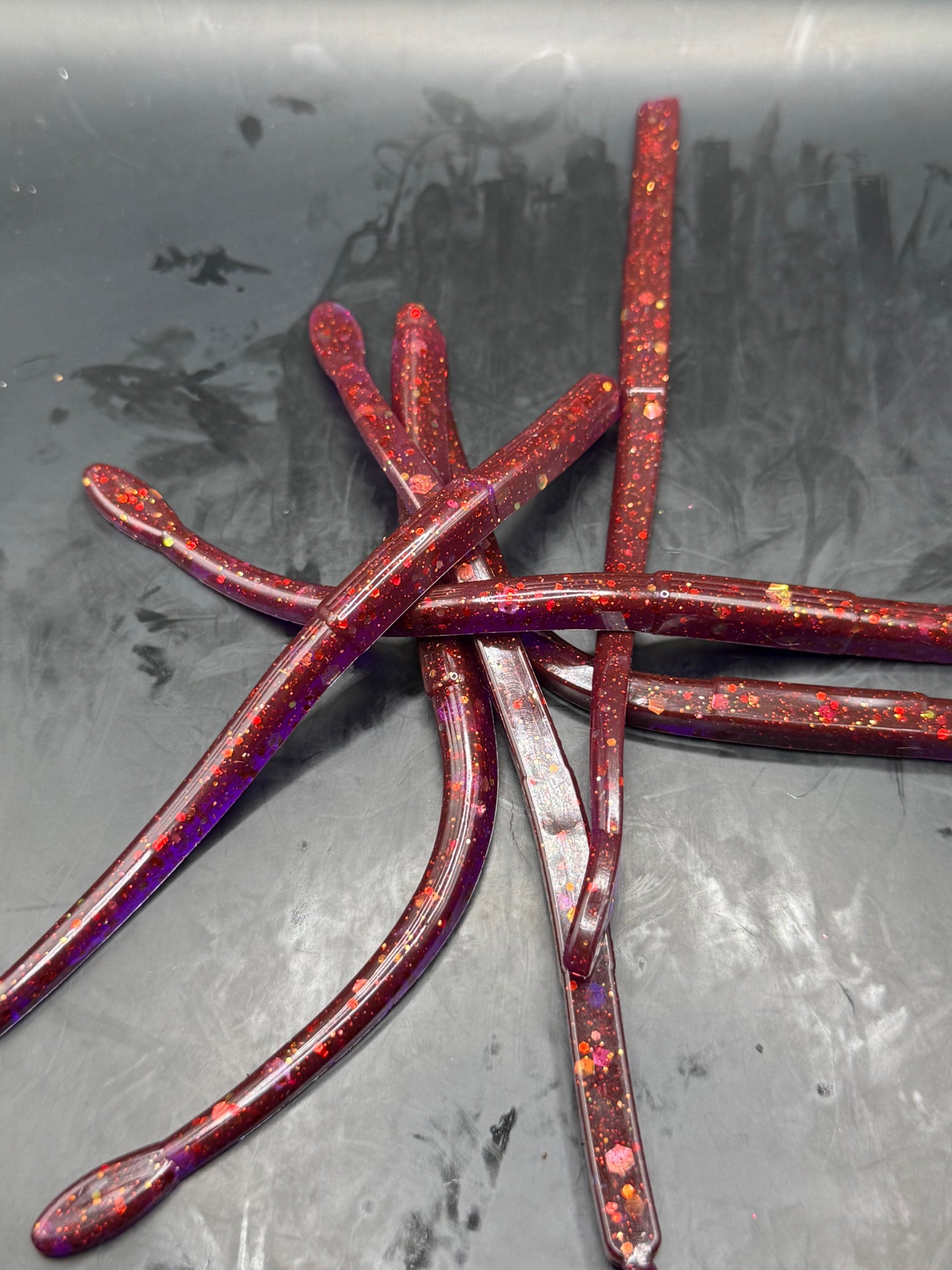 Noodle Worm Red JuneBug