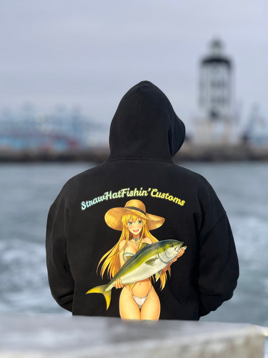Yellowtail Tammy Oversize Fleeced Hoodie