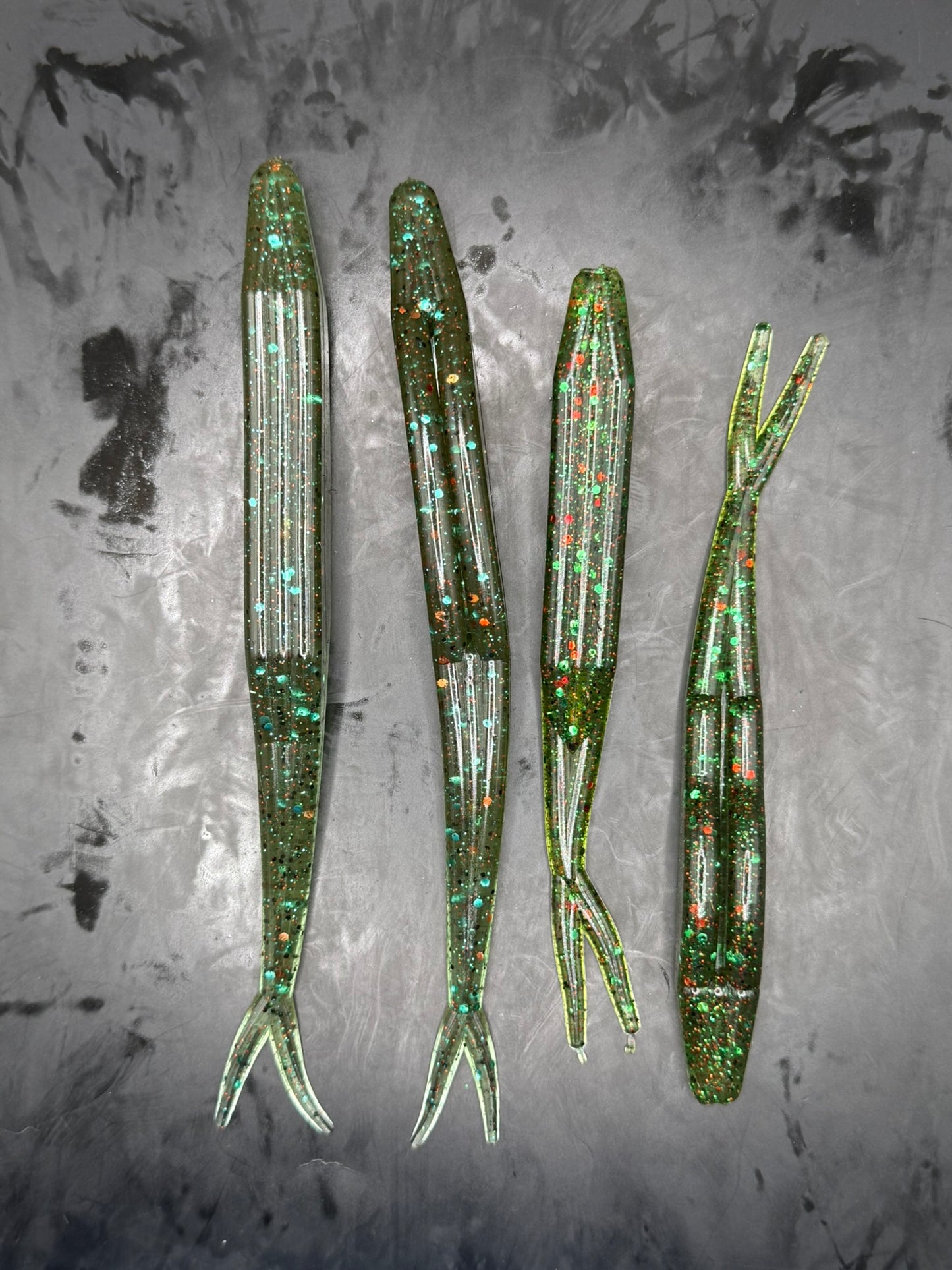 ShockTail Fluke Jr. Green Watermelon