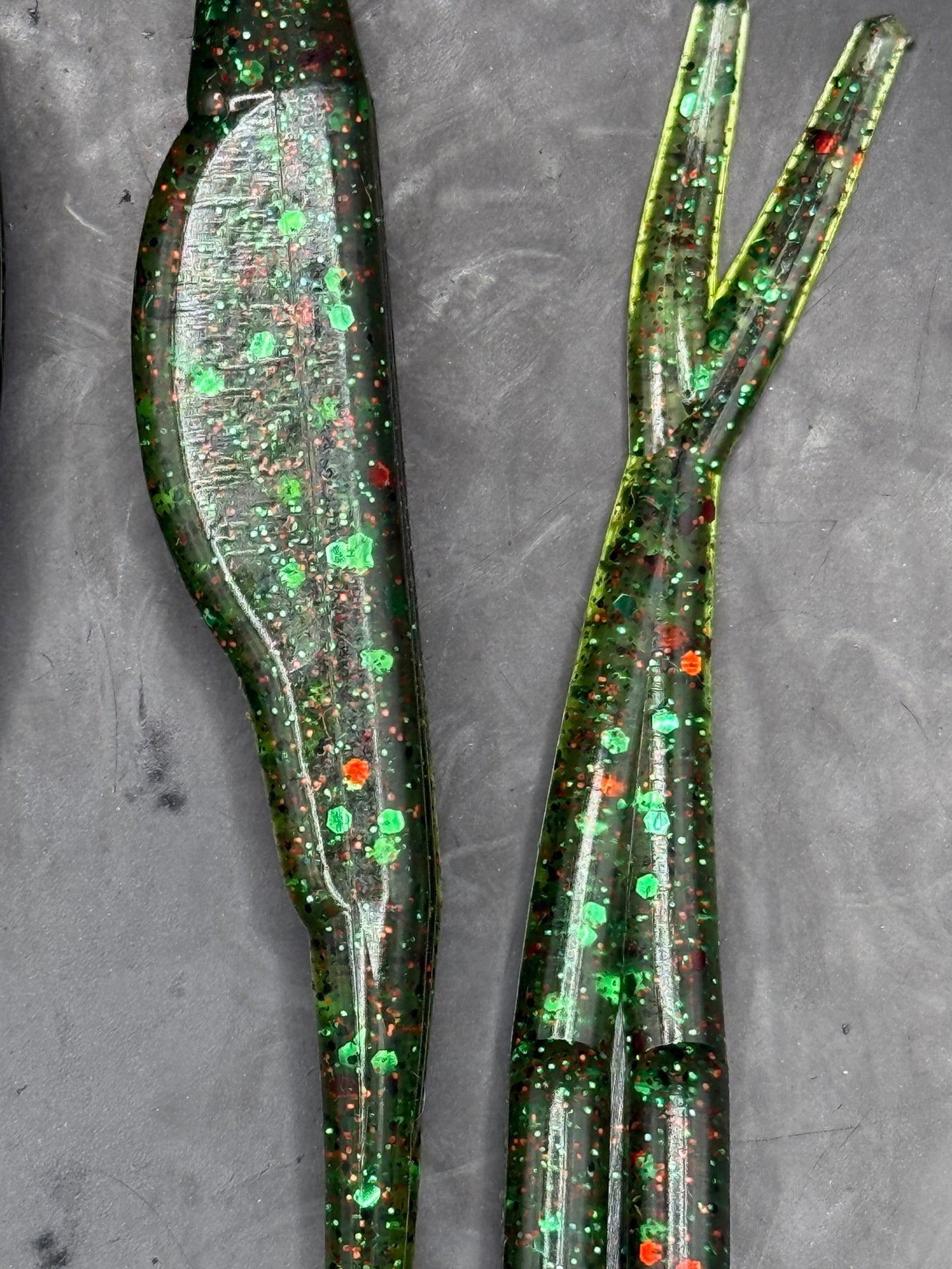 ShockTail Fluke Jr. Green Watermelon