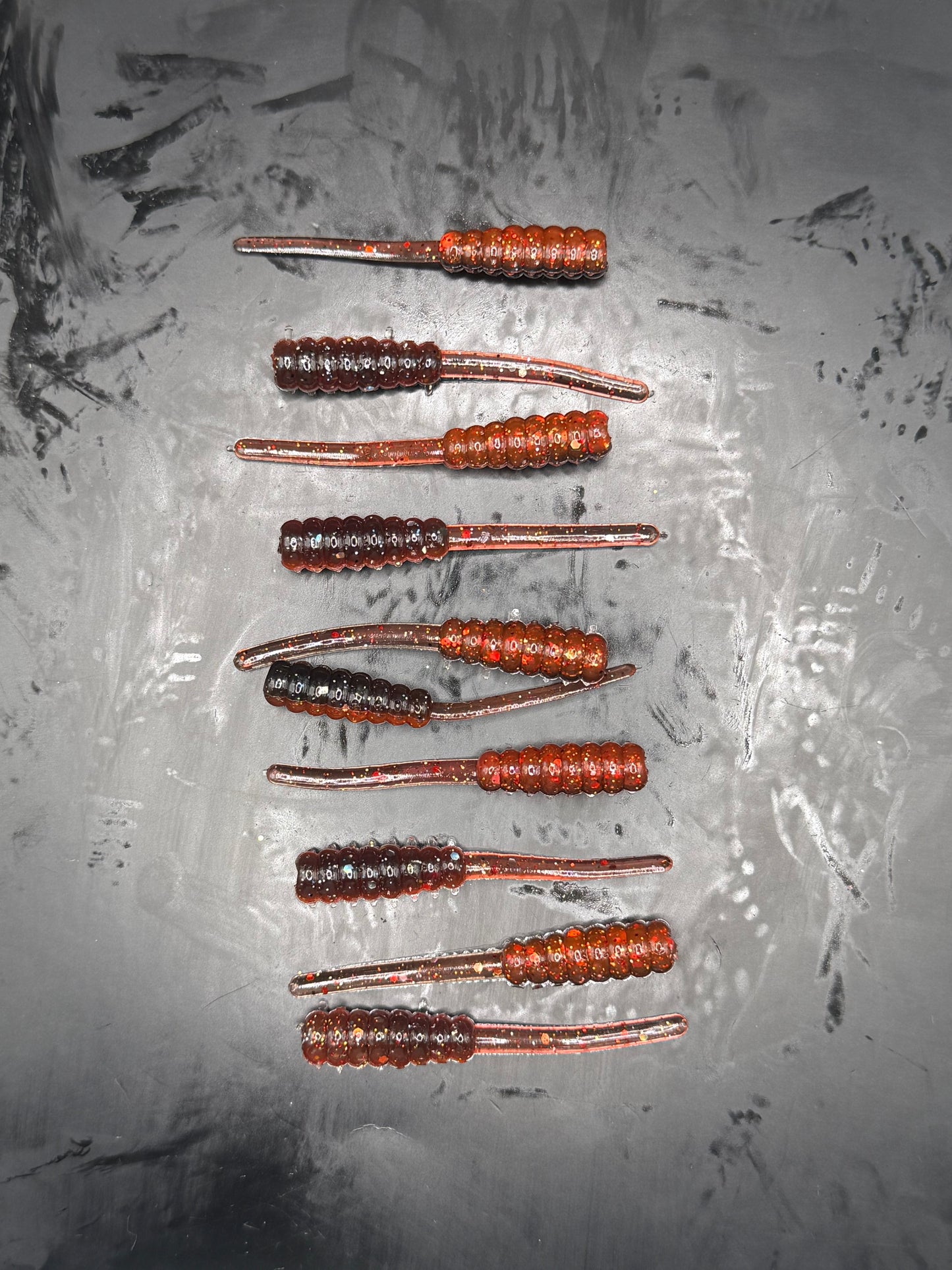 2" Trout Taffy Black Widow