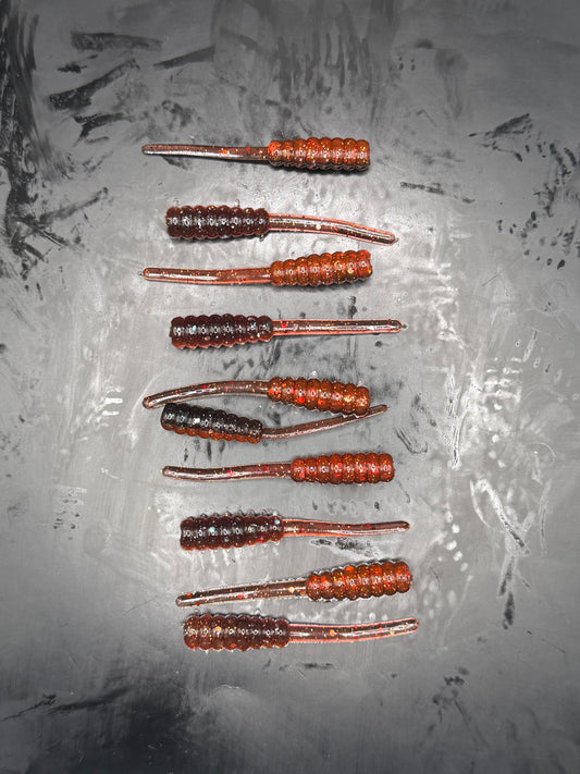 2" Trout Taffy Black Widow