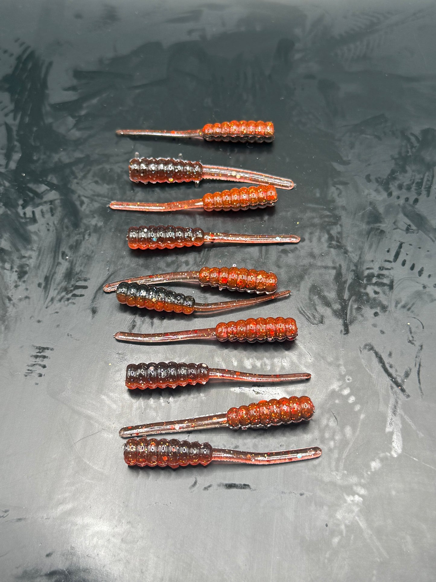 2" Trout Taffy Black Widow