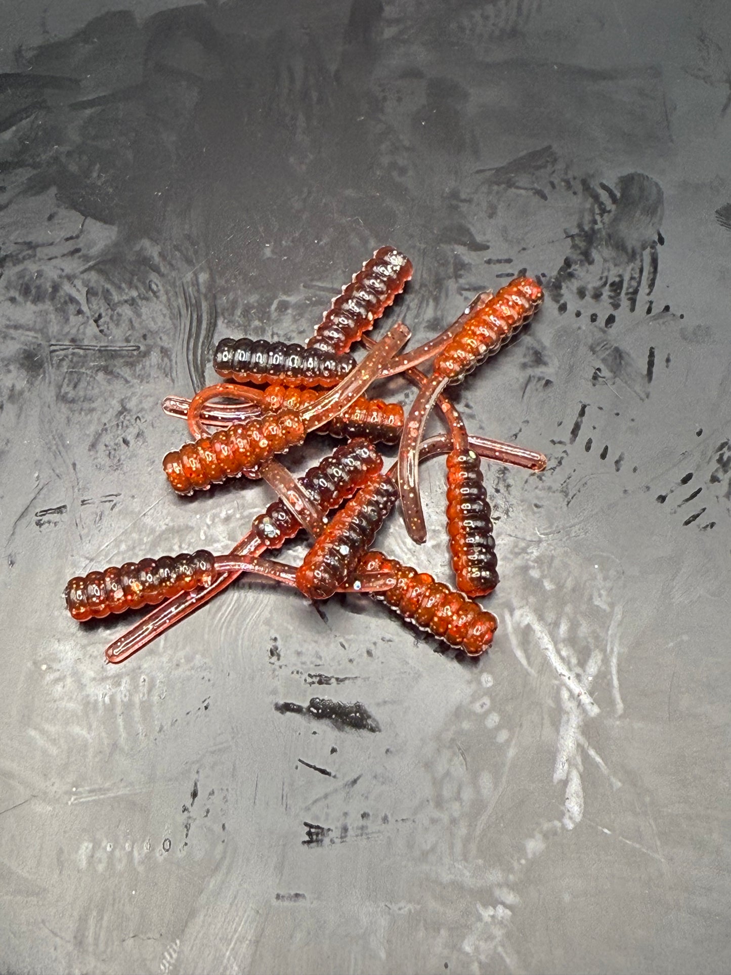 2" Trout Taffy Black Widow