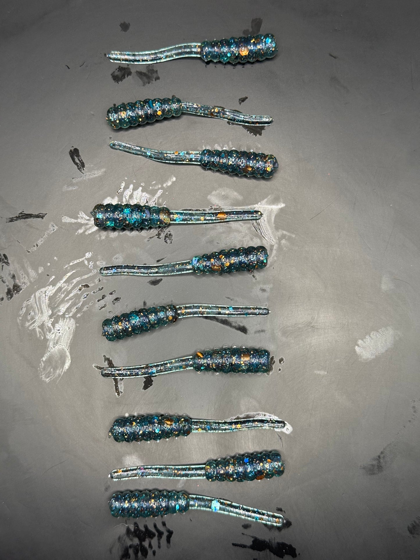 2" Trout Taffy Blue Galaxy