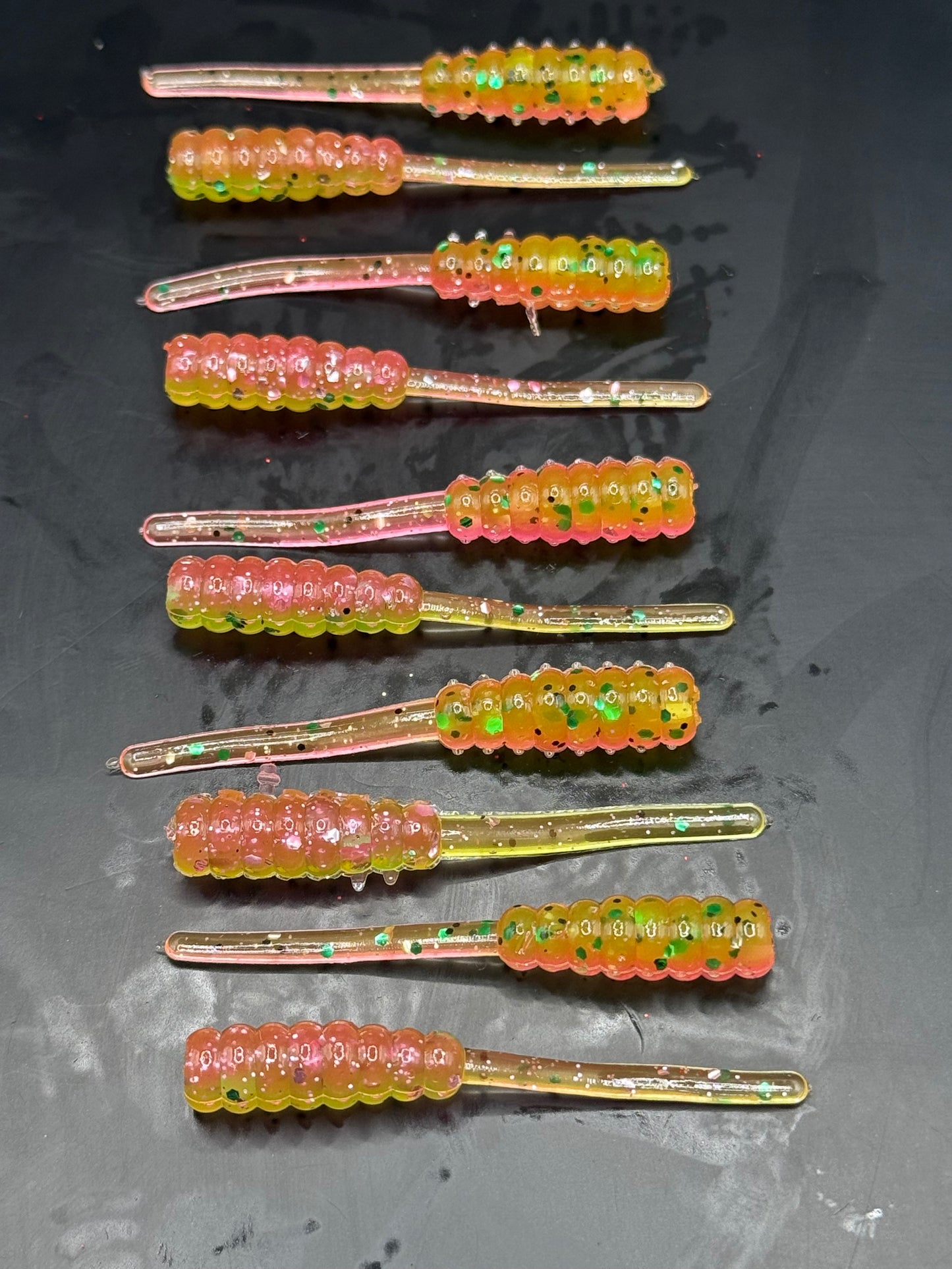 2" Trout Taffy Pink Lime Twist