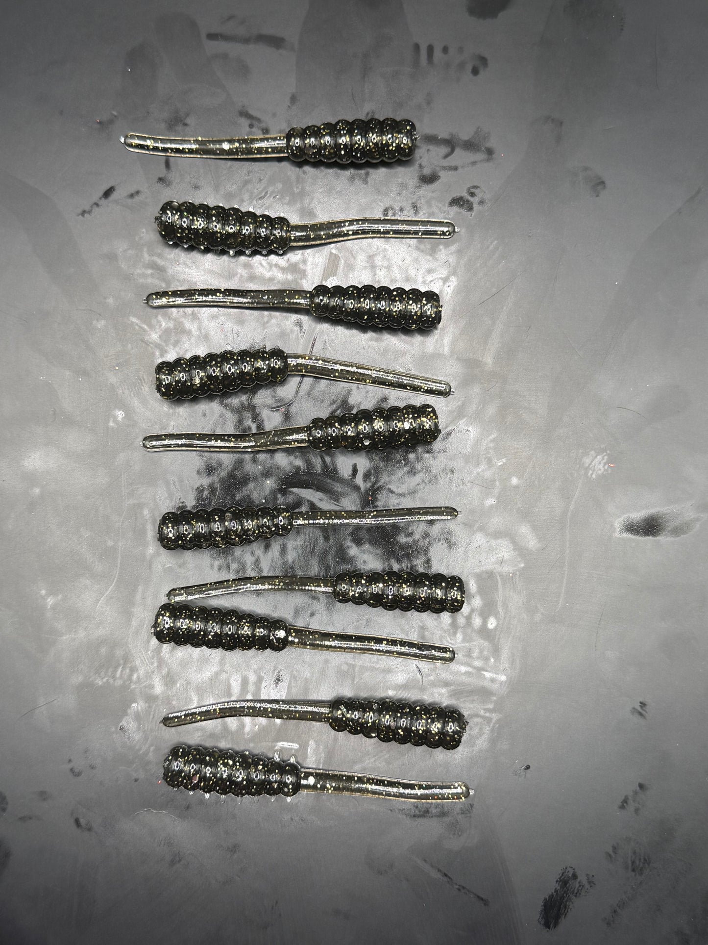 2" Trout Taffy Black Beetle