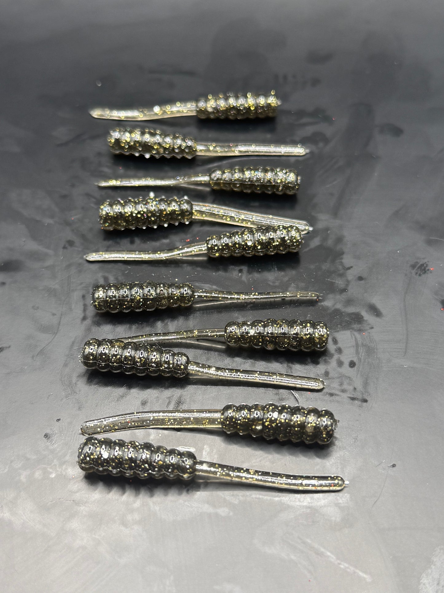 2" Trout Taffy Black Beetle