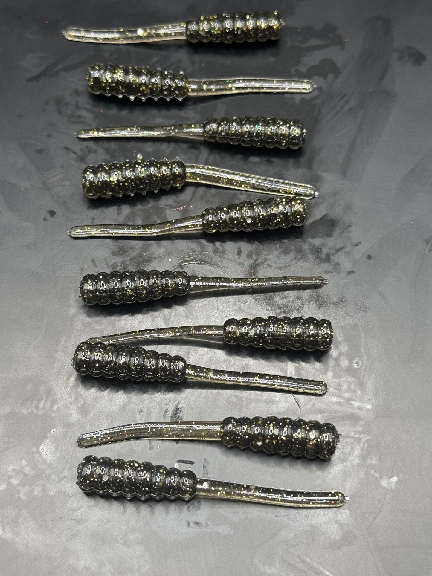 2" Trout Taffy Black Beetle