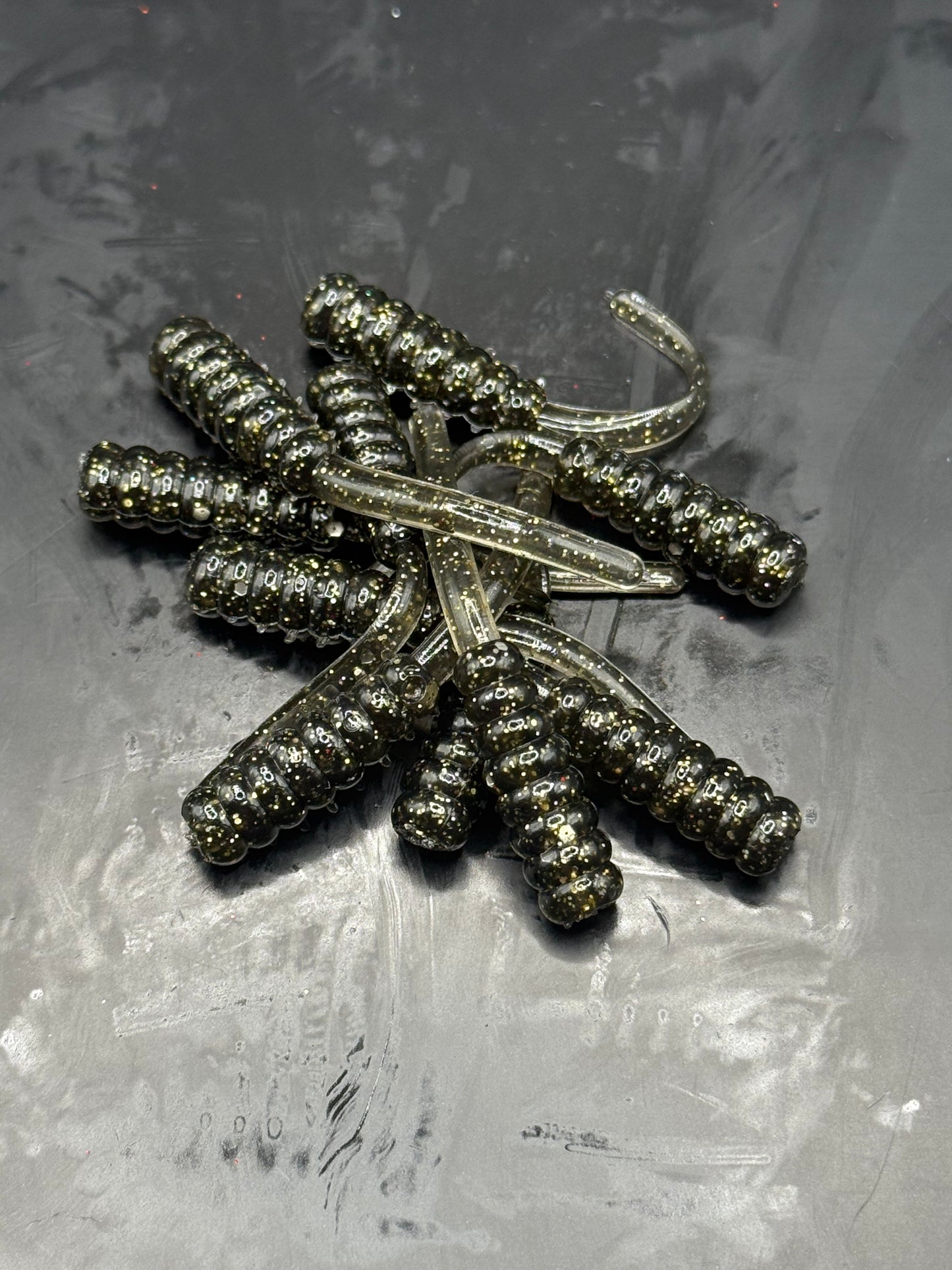 2" Trout Taffy Black Beetle