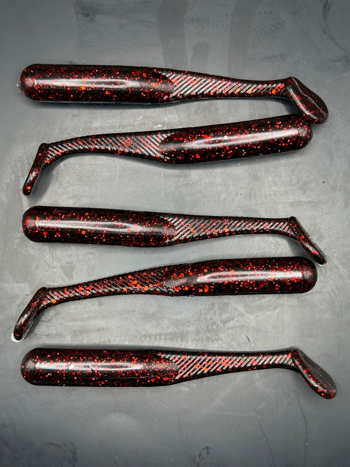 Bullet Swimbait Obsidian Red