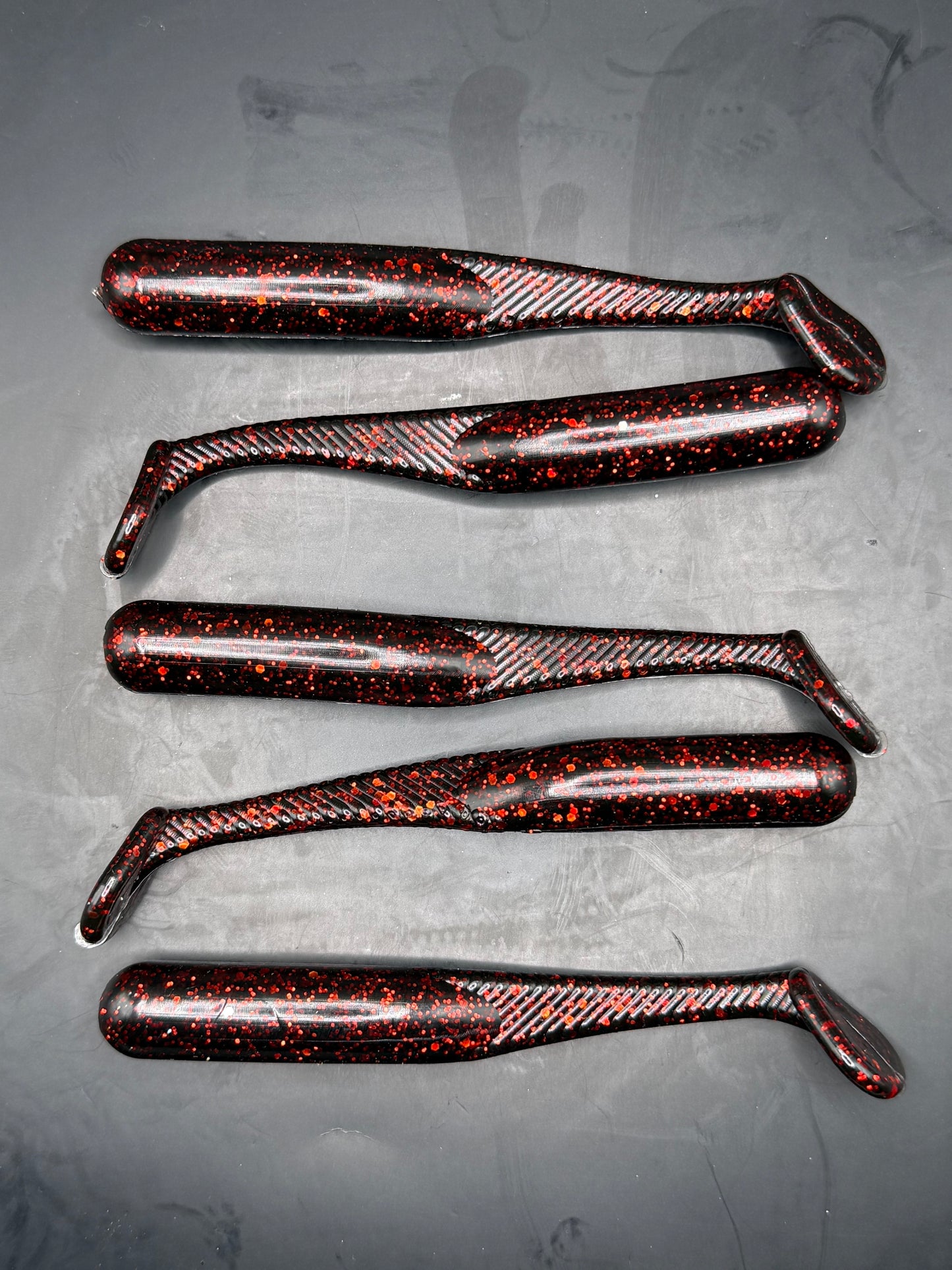 Bullet Swimbait Obsidian Red
