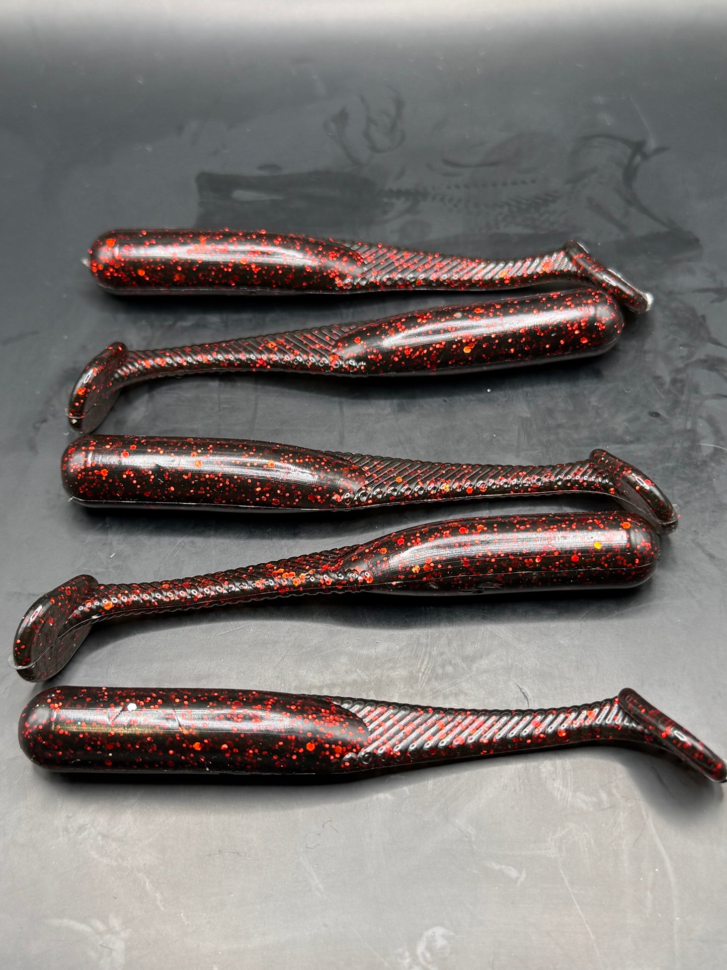 Bullet Swimbait Obsidian Red