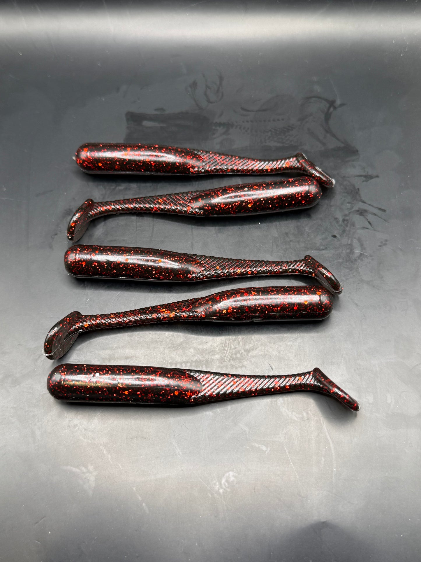 Bullet Swimbait Obsidian Red