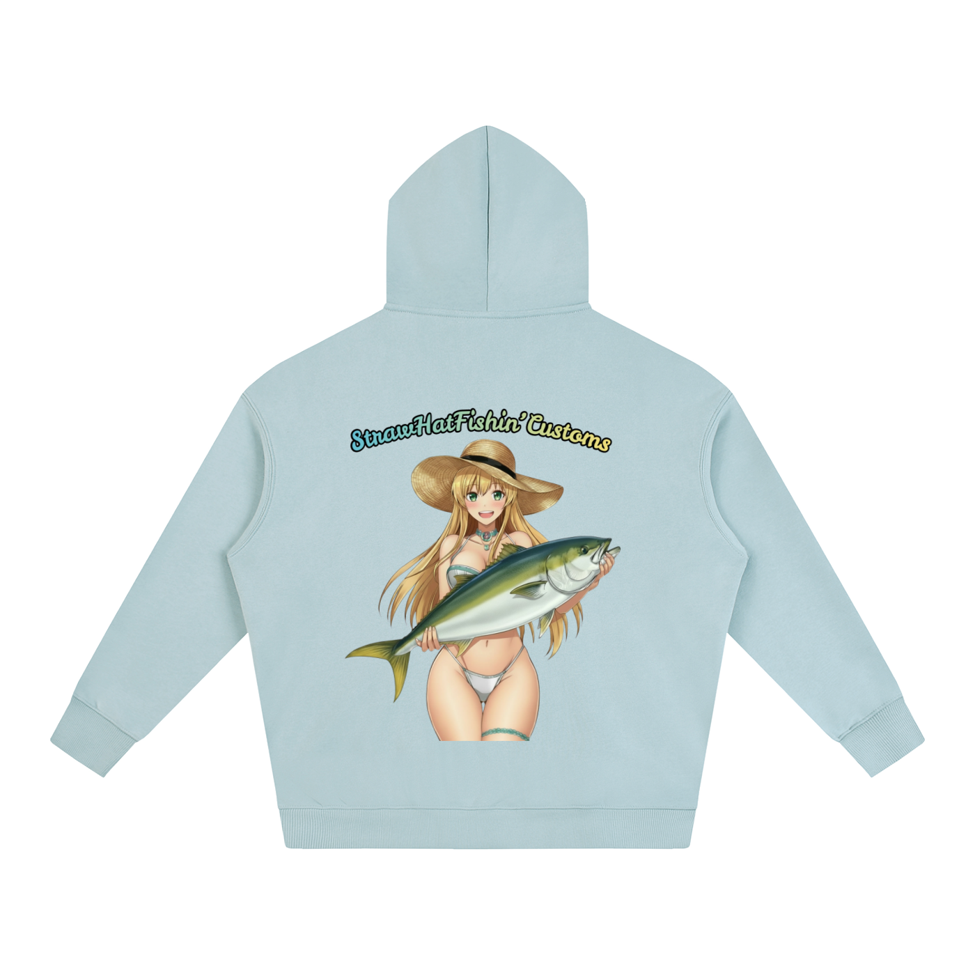 Yellowtail Tammy Oversize Fleeced Hoodie
