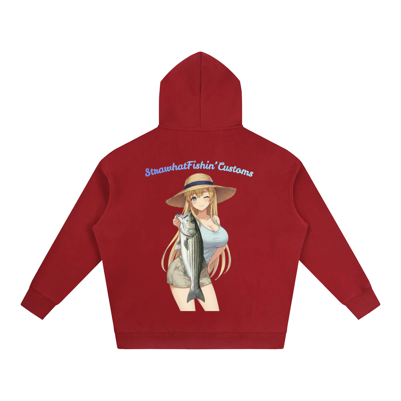 Striped Sally Oversize Fleeced Hoodie