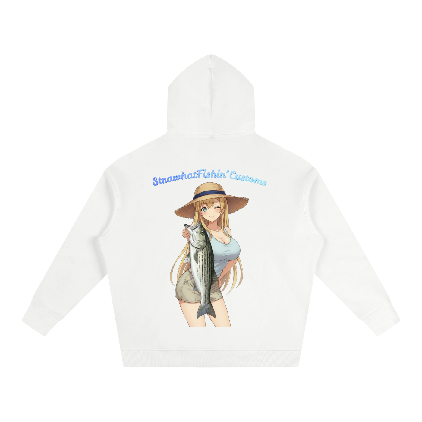 Striped Sally Oversize Fleeced Hoodie
