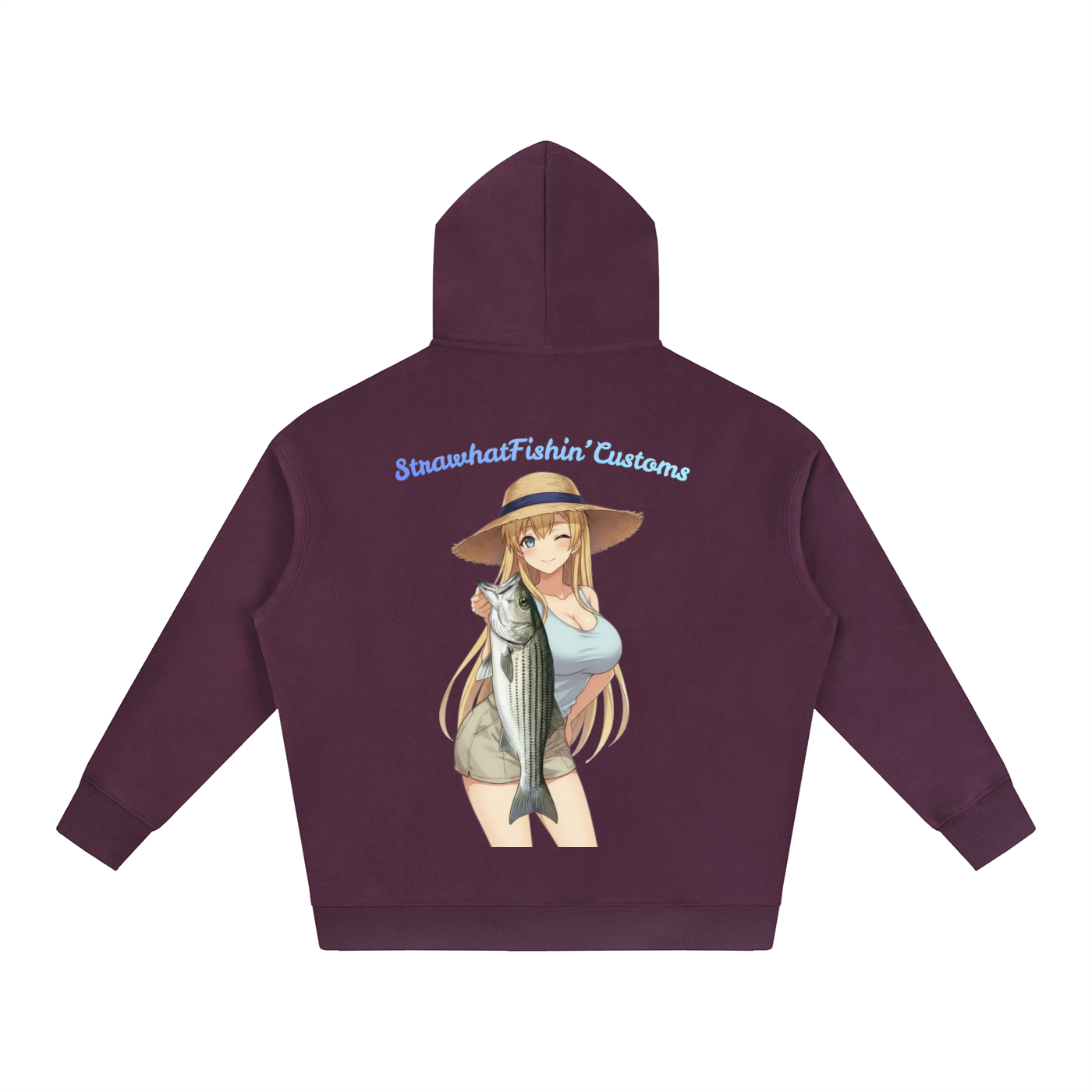 Striped Sally Oversize Fleeced Hoodie